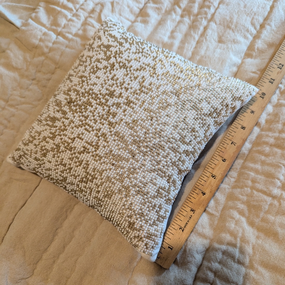 Small beaded accent pilow